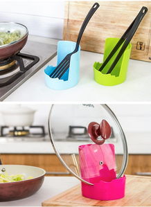 懒人厨房收纳神器 创意锅盖架与砧板架，解锁整洁高效新生活